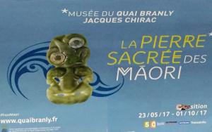 Musée du quai Branly  « La Pierre Sacrée des MAORI »   23 Mai au 01 Octobre 2017