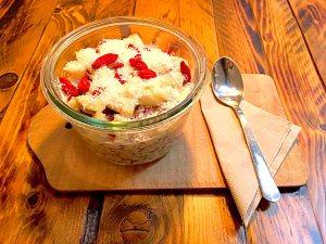 Recette Casher BIO: Porridge de chia et millet saveur café (enfin presque),et confiture de baies de Goji!
