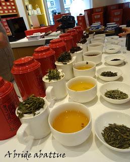 Dégustation de thés de La Compagnie Française de l'Orient et de la Chine