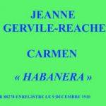 Jeanne GERVILLE-REACHE : pour le souvenir, l’hommage et le plaisir !