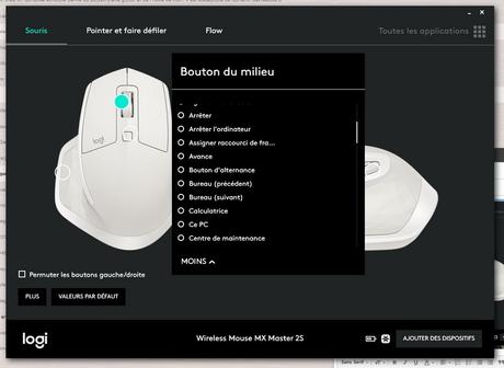 Test de la souris Logitech MX Master 2S