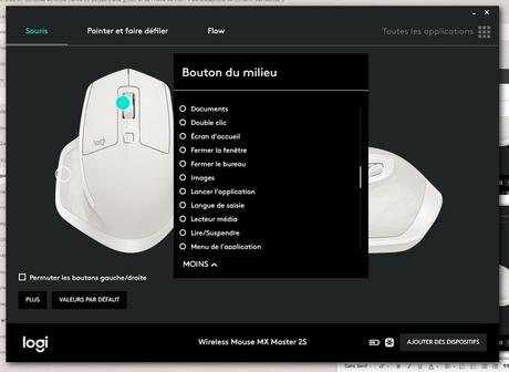 Test de la souris Logitech MX Master 2S
