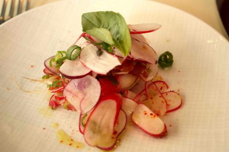 Carpaccio de radis, saumon mariné © Gourmets&Co - copie