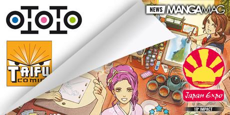 Le stand Ototo / Taïfu Comics / Ofelbe à Japan Expo 2017 se dévoile
