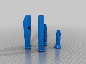 Flûte imprimée en 3D