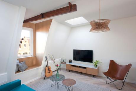 Transformation d’un grenier en superbe loft à Amsterdam