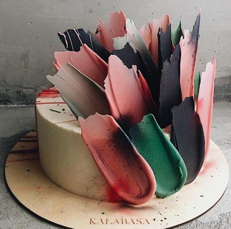 Gâteaux graphiques et colorés par Kalabasa