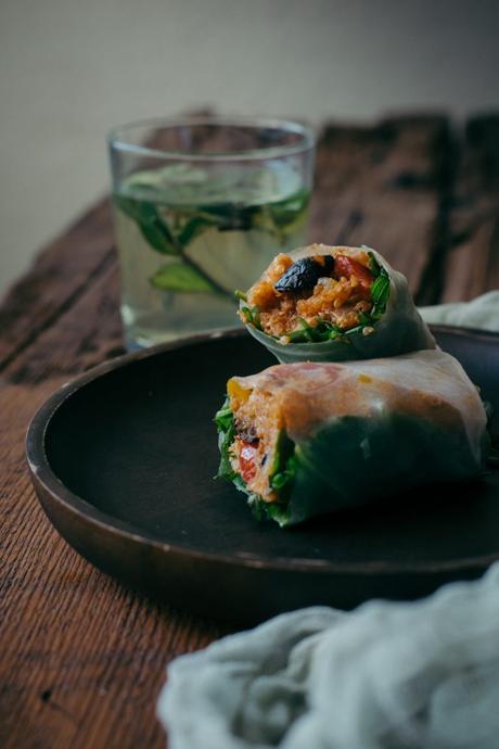 Spring Rolls de Quinoa façon Méditerranéenne