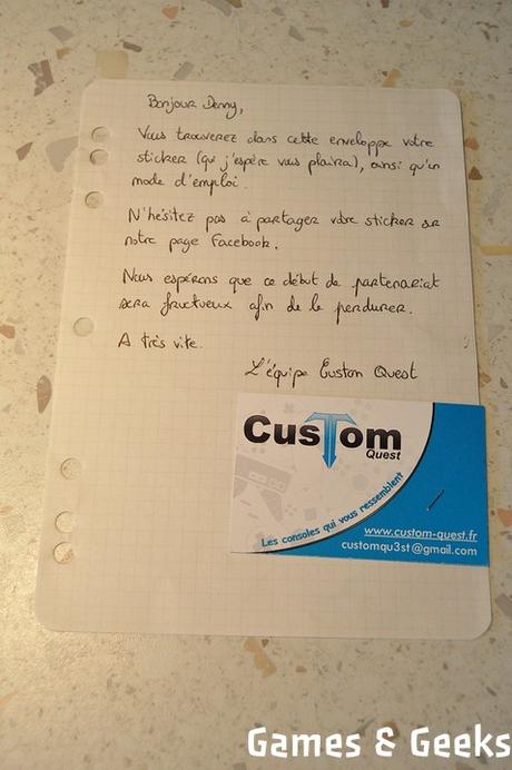 Custom Quest – Personnalisation de vos consoles et manettes Custom Quest – Personnalisation de vos consoles et manettes