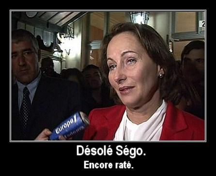 Une retraite Royal ? Que nenni ! Désolé Ségo. Encore raté.