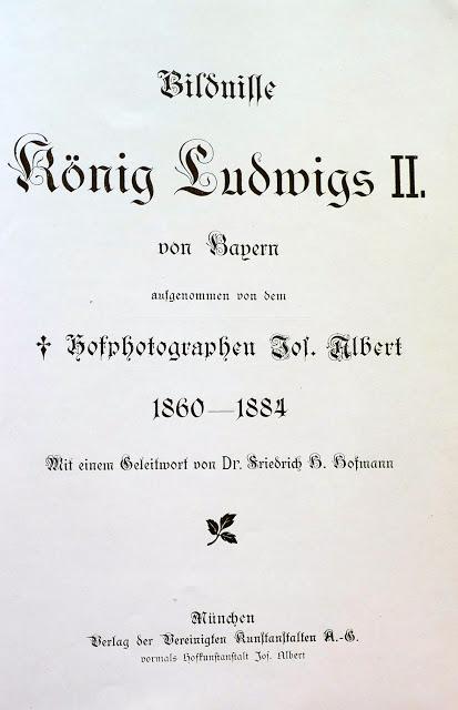Rarissime: Bildnisse König Ludwigs II, un recueil des photographies de Joseph Albert
