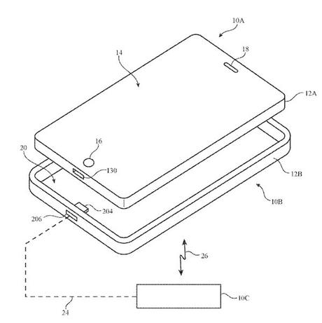 Brevet Apple : un boîtier de recharge sans fil, pour l'iPhone 8 ? brevet recharge sans fil iphone - Brevet Apple : un boîtier de recharge sans fil, pour l'iPhone 8 ?