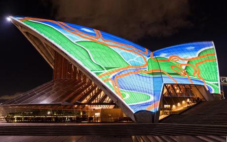 Chaque soir, l’Opéra de Sydney va s’illuminer aux couleurs de l’art aborigène