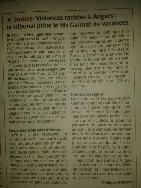 #Nantes #Angers #GUD #FN : des nouvelles du chaos des fachos. #Nantes #Angers #GUD #FN : des nouvelles du chaos des fachos.