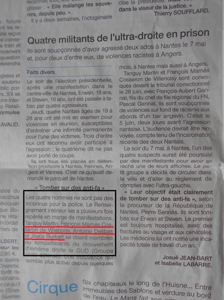 #Nantes #Angers #GUD #FN : des nouvelles du chaos des fachos. #Nantes #Angers #GUD #FN : des nouvelles du chaos des fachos.