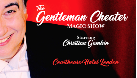 Spectacle de magie à Londres: The Gentleman Cheater (concours inside)