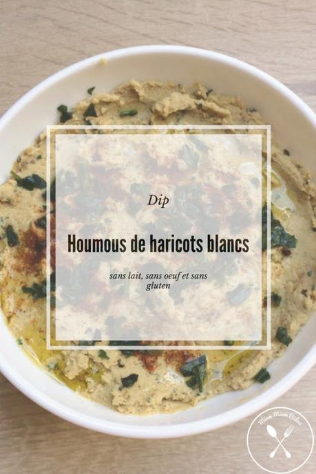Houmous de haricots blancs : un dip facile épicé sans lait, sans œufs et sans gluten Houmous de haricots blancs : un dip facile épicé sans lait, sans œufs et sans gluten