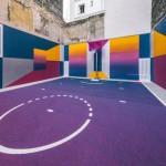SPORT : Un terrain de basket ARTY à Paris