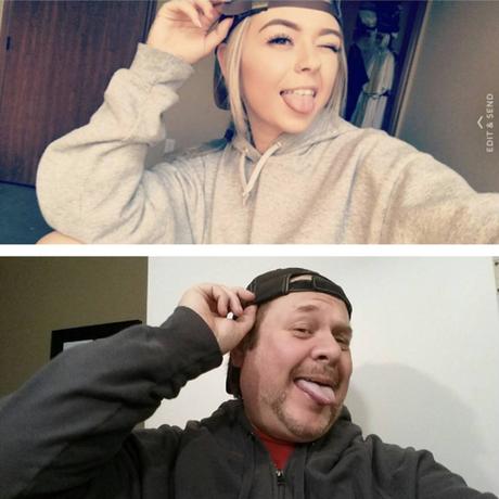 « Selfie Dad » continue de parodier les selfies de sa fille « Selfie Dad » continue de parodier les selfies de sa fille