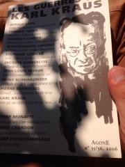 Karl Kraus ou l'école de la résistance selon Elias Canetti Karl Kraus ou l'école de la résistance selon Elias Canetti