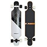 Apollo Longboard Samoa, édition spéciale, board complet avec roulements à billes ABEC haute vitesse y inclus jeu de clés en T, Drop Through, Freeride, Skate, Cruiser Boards