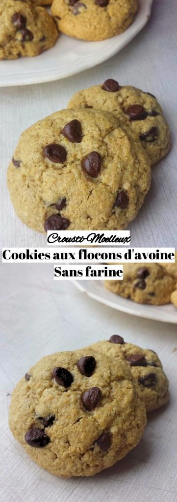 Cookies aux flocons d’avoine { sans farine}