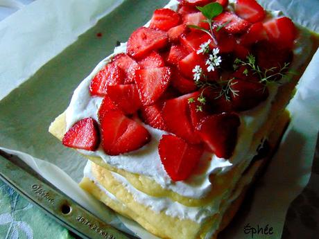 Shortcake aux fraises