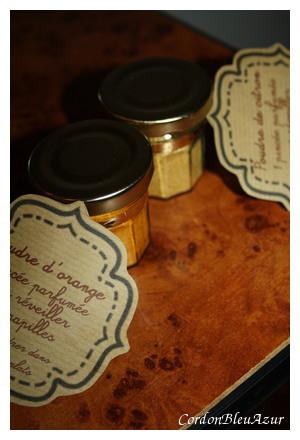 Poudre d’orange et de citron (cadeau gourmand de mariage) Poudre d’orange et de citron (cadeau gourmand de mariage)