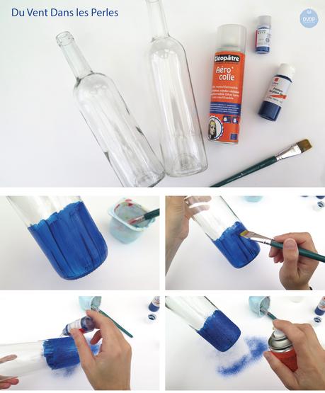 DIY Mariage : des soliflores récup tuto-bouteille-paillette-dvdp