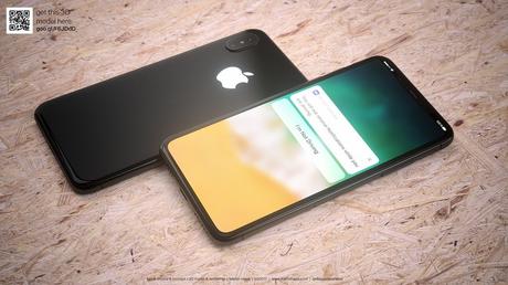 iPhone 8 : pas de Touch ID, un capteur 3D de reconnaissance faciale ? iPhone 8 blanc concept - iPhone 8 : pas de Touch ID, un capteur 3D de reconnaissance faciale ?