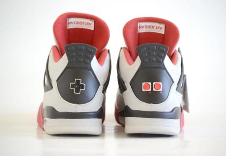 Air Jordan 4 SNES Custom by Freaker Sneaks Air Jordan 4 SNES Custom