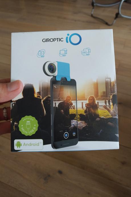 Quelques photos de la caméra 360° Giroptic iO, qui se connecte à ton smartphone  !