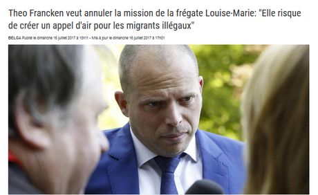 l’Identitaré #Francken frappe encore (devinez sur qui ?) #Migrants #Belgique