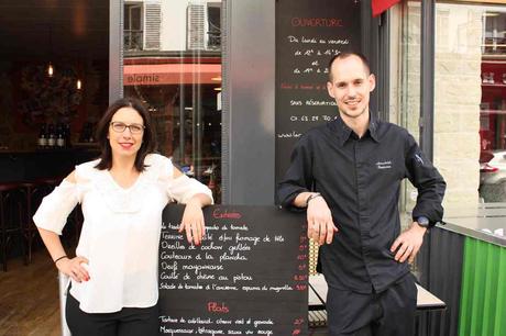 Le chef Benjamin Arnaboldi & Nathalie Camberlin © Gourmets&Co