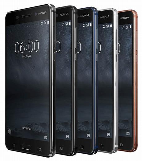 Smartphones Nokia 3, Nokia 5 et Nokia 6 disponibles cet été en attendant le Nokia 8