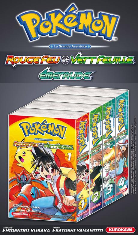 Pokémon La Grande Aventure – Rouge feu et Vert feuille – Tomes 1 et 2