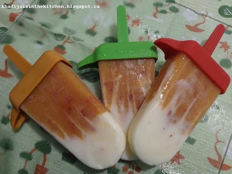 SUCETTES GLACÉES AUX NECTARINES / NECTARINES ICE POPS / PALETAS DE NECTARINAS / مصاصات الخوخ الناعم SUCETTES GLACÉES AUX NECTARINES / NECTARINES ICE POPS / PALETAS DE NECTARINAS / مصاصات الخوخ الناعم