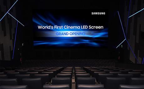 Ouverture de la première salle de cinéma équipée d’un écran géant à LED