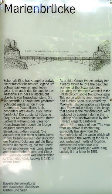 Retour au Marienbrücke / Pöllatbrücke. Photographies.