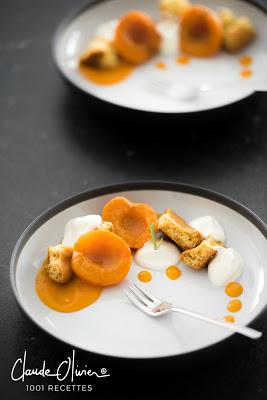Mariage entre la Bretagne, le Valais et l'Italie: Un dessert abricot! Mariage entre la Bretagne, le Valais et l'Italie: Un dessert abricot!
