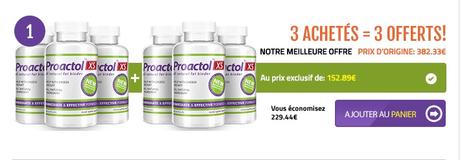 Proactol XS: un capteur de graisse efficace? Test et avis.