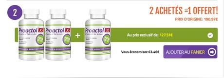 Proactol XS: un capteur de graisse efficace? Test et avis.