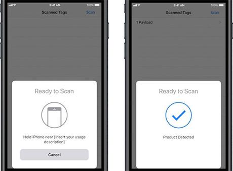 iOS 11 Core NFC - iOS 11 étend l’usage du NFC au-delà d'Apple Pay