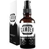 Camden Barbershop Company: Huile à Barbe ‘WANDERLUST’: Soin de barbe premium & naturel aux arômes sauvages, avec action assouplissante (1 x 50 ml)