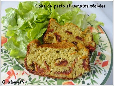 Cake au pesto et tomates séchées Cake au pesto et tomates séchées