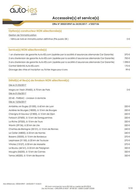 Comment vérifier le bon de commande d’une voiture ? Services et accessoires en commande
