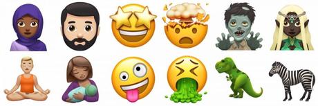 Nouveaux Emoji iOS 11 1024x341 - iOS 11 & macOS High Sierra : 12 nouveaux Emoji dévoilés