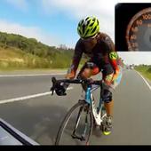 Bikemagazine - Evandro Portela pedala a 160 km/h e busca recorde mundial acima de 200 km/h
