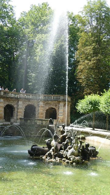 Les fontaines de l'Eremitage à Bayreuth en 28 photos. Schloss Eremitage Wasserpsiel.