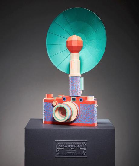 Avec du papier, cet artiste coréen reproduit des appareils photo vintage.